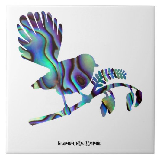 Keramische Tile Kiwiana Wall Art Tegeltje (Voorkant)