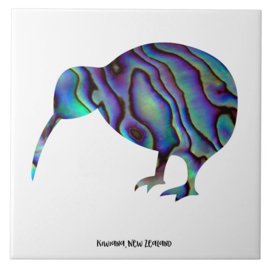 Keramische Tile Kiwiana Wall Art Tegeltje (Voorkant)