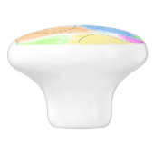 Keramische Treklip Knop (Zijkant)