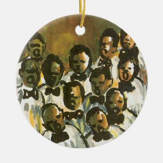 Keramische vakantie Ornament (Voorkant)