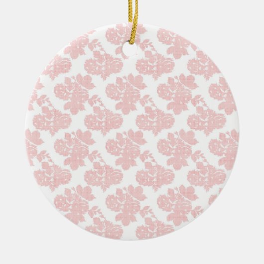 Keramische Versiering | Bloemencirkel – Kerst Char Keramisch Ornament (Voorkant)