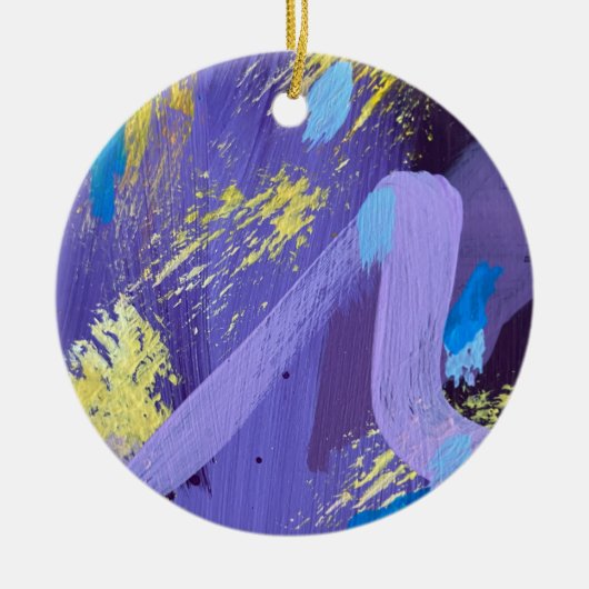 Keramische versiering in Sparkler-ontwerp Keramisch Ornament (Voorkant)