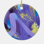 Keramische versiering in Sparkler-ontwerp Keramisch Ornament (Achterkant)