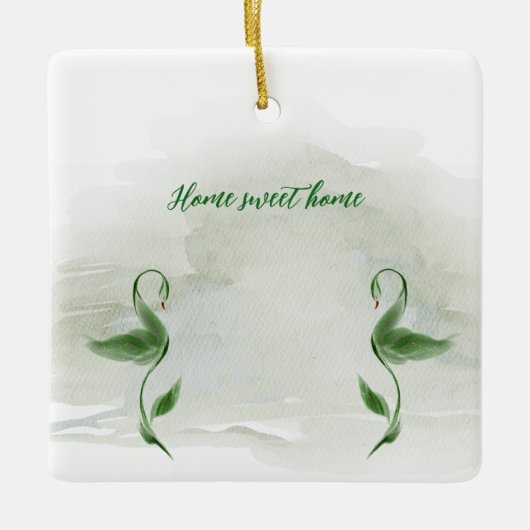 Keramische versiering keramisch ornament (Voorkant)