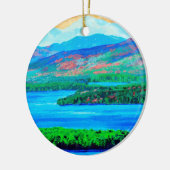 Keramische versiering, kunst, schilderij, meer en  keramisch ornament (Links)