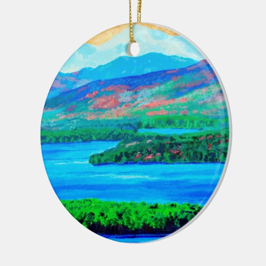 Keramische versiering, kunst, schilderij, meer en  keramisch ornament (Links)