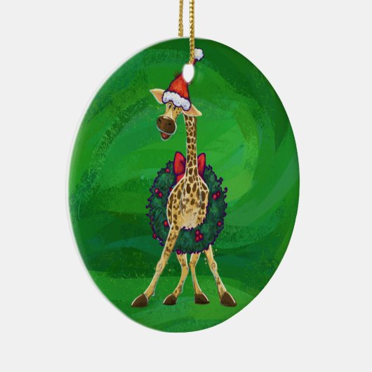 Keramische versiering met Giraffe keramische keram Keramisch Ornament (Rechts)