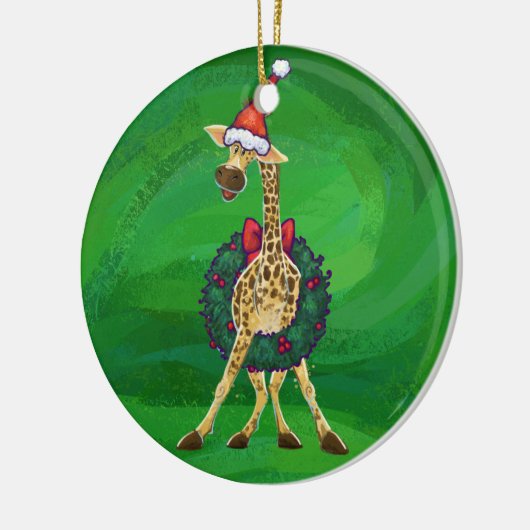 Keramische versiering met Giraffe keramische keram Keramisch Ornament (Links)