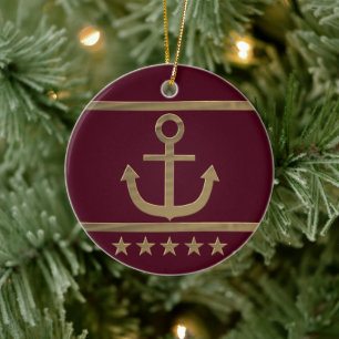 keramische versiering met het symbool voor goudank keramisch ornament