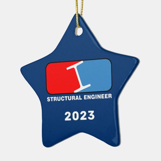 Keramische versiering van de Constructielengineer Keramisch Ornament (Links)