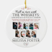 Keramische versiering van whisky keramisch ornament (Achterkant)