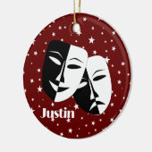 Keramische versiering voor actor Actor Actor Theat Keramisch Ornament (Links)