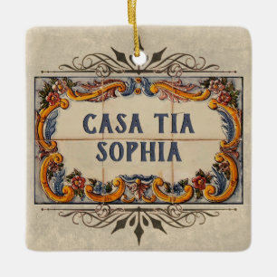 Keramische versiering voor Spaans Huis Keramisch Ornament