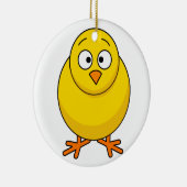 Keramische versiersels met babykuiken keramisch ornament (Rechts)