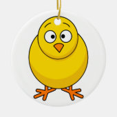 Keramische versiersels met babykuiken keramisch ornament (Voorkant)