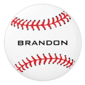 Keramische vormgeving met honkbal knop (Voorkant)