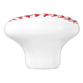 Keramische vormgeving met honkbal knop (Zijkant)