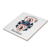 Keramische vormgeving met schroefdraad tegeltje (Zijkant)