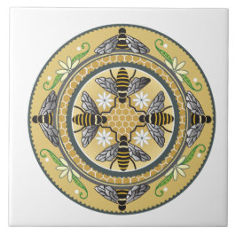 Keramische vormgeving tegeltje