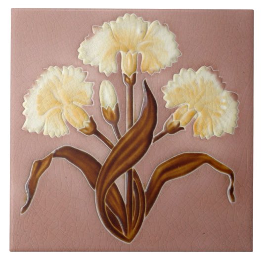 Keramische wand tegel nieuwe stijl tegeltje (Voorkant)