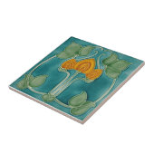Keramische wandtegels - Traditionele Art Nouveau T Tegeltje (Zijkant)