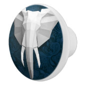 Keramische wasmachine/deurknoppen - 3D-olifant Keramische Knop (Rechts)