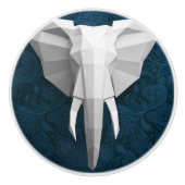 Keramische wasmachine/deurknoppen - 3D-olifant Knop (Voorkant)