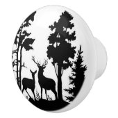 Keramische wasmachine/deurknoppen - Silhouette Wil Keramische Knop (Rechts)