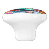 Keramische Zeemeermin Knop (Zijkant)