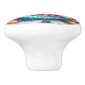 Keramische Zeemeermin Knop (Zijkant)