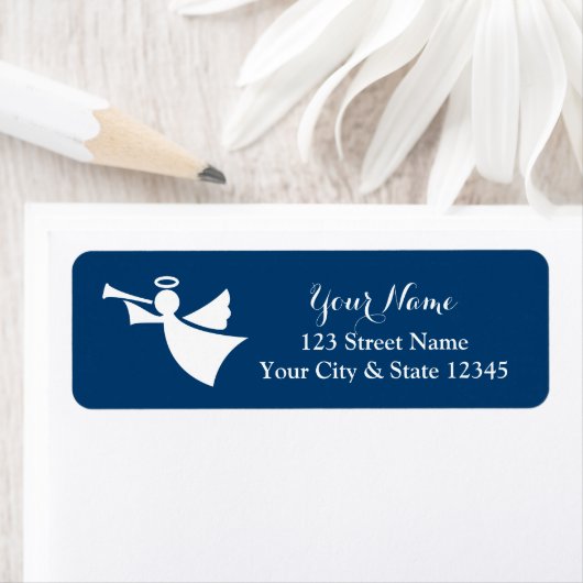 Kerangel-labels voor retouradressen etiket (Insitu)