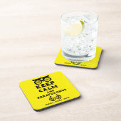 Keratoconus ondersteuning en bewustwording bier onderzetter (Rechterzijde)