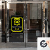 Keratoconus ondersteuning en bewustwording raamsticker (Kantoordeur)