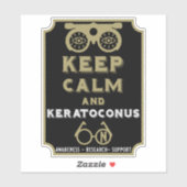 Keratoconus ondersteuning en bewustwording sticker (Vel)