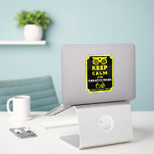 Keratoconus ondersteuning en bewustwording sticker (Laptop op bureau)