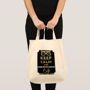 Keratoconus ondersteuning en bewustwording tote bag