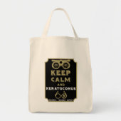 Keratoconus ondersteuning en bewustwording tote bag (Voorkant)