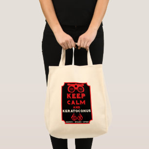 Keratoconus ondersteuning en bewustwording tote bag