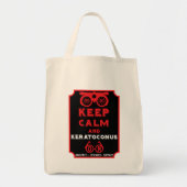Keratoconus ondersteuning en bewustwording tote bag (Voorkant)