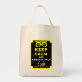 Keratoconus ondersteuning en bewustwording tote bag (Voorkant)