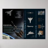 Kerbal Space Program Merlin Adventures Poster (Voorkant)