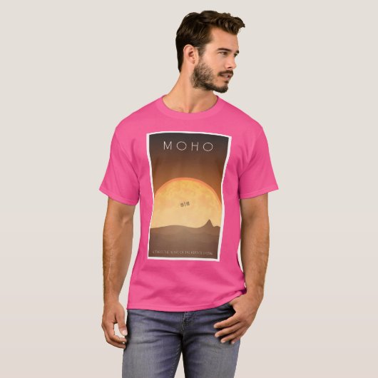 Kerbal Space Program Poster - Moho T-shirt (Voorkant volledig)