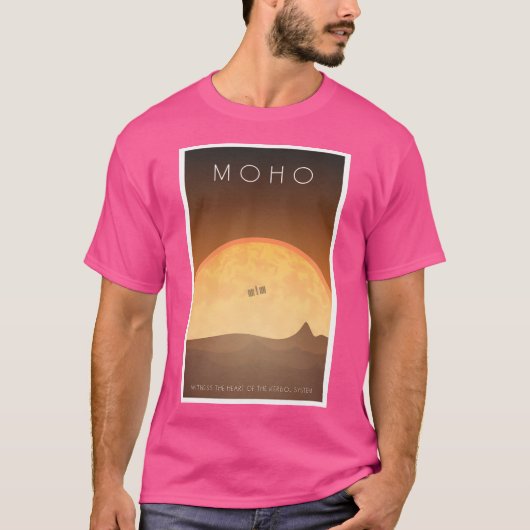 Kerbal Space Program Poster - Moho T-shirt (Voorkant)