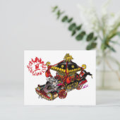 Kerberos Newyears-kaart Briefkaart (Staand voorkant)