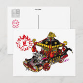 Kerberos Newyears-kaart Briefkaart (Voorkant / Achterkant)