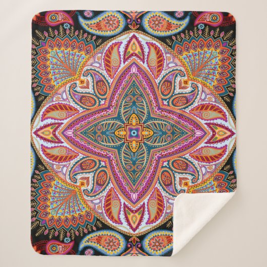 Kerchief sierpatroon Sherpa Deken (Voorkant)