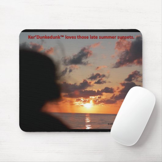 Ker'Dunkedunk Beer sunset mousepad Muismat (Met muis)