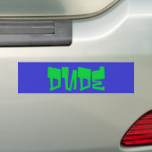 kerel bumpersticker (Op auto)