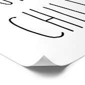 Kerel Chill Funny White Elephant Book Nook Library Poster (Hoek)