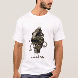 kerel, draai om t-shirt